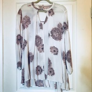 Free People Floral Tunic
